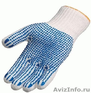 Продам перчатки рабочие 10 класса вязки х/б и ПВХ - Изображение #1, Объявление #381582